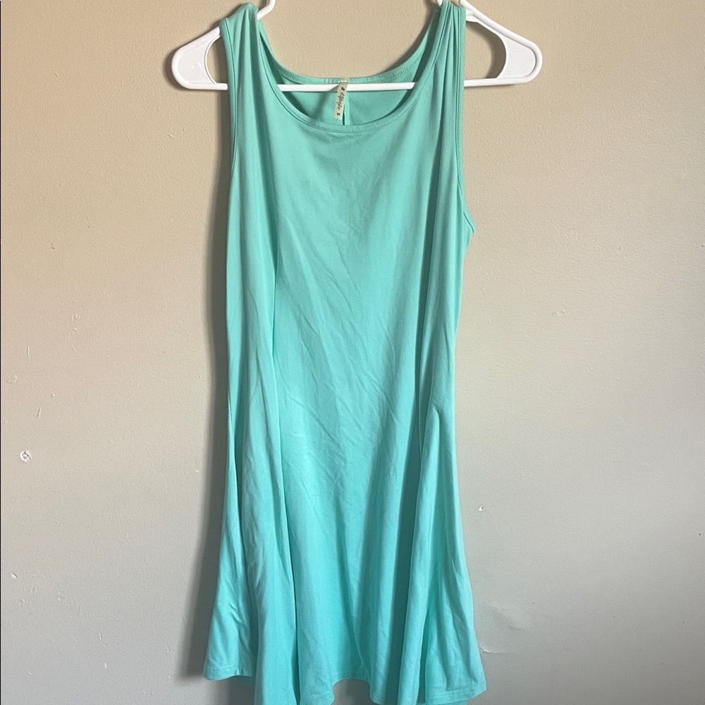 Sleeveless Aqua Dress (Bin M) 5/$50​